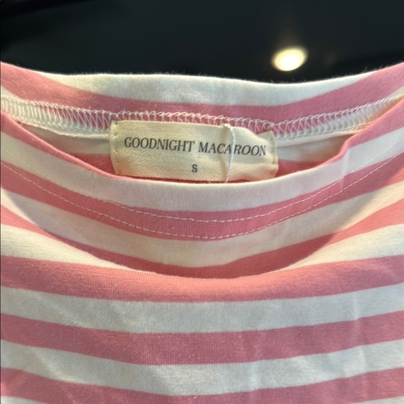 Goodnight macaroon  Pink and White Striped Dress ✨ - Picture 3 of 10